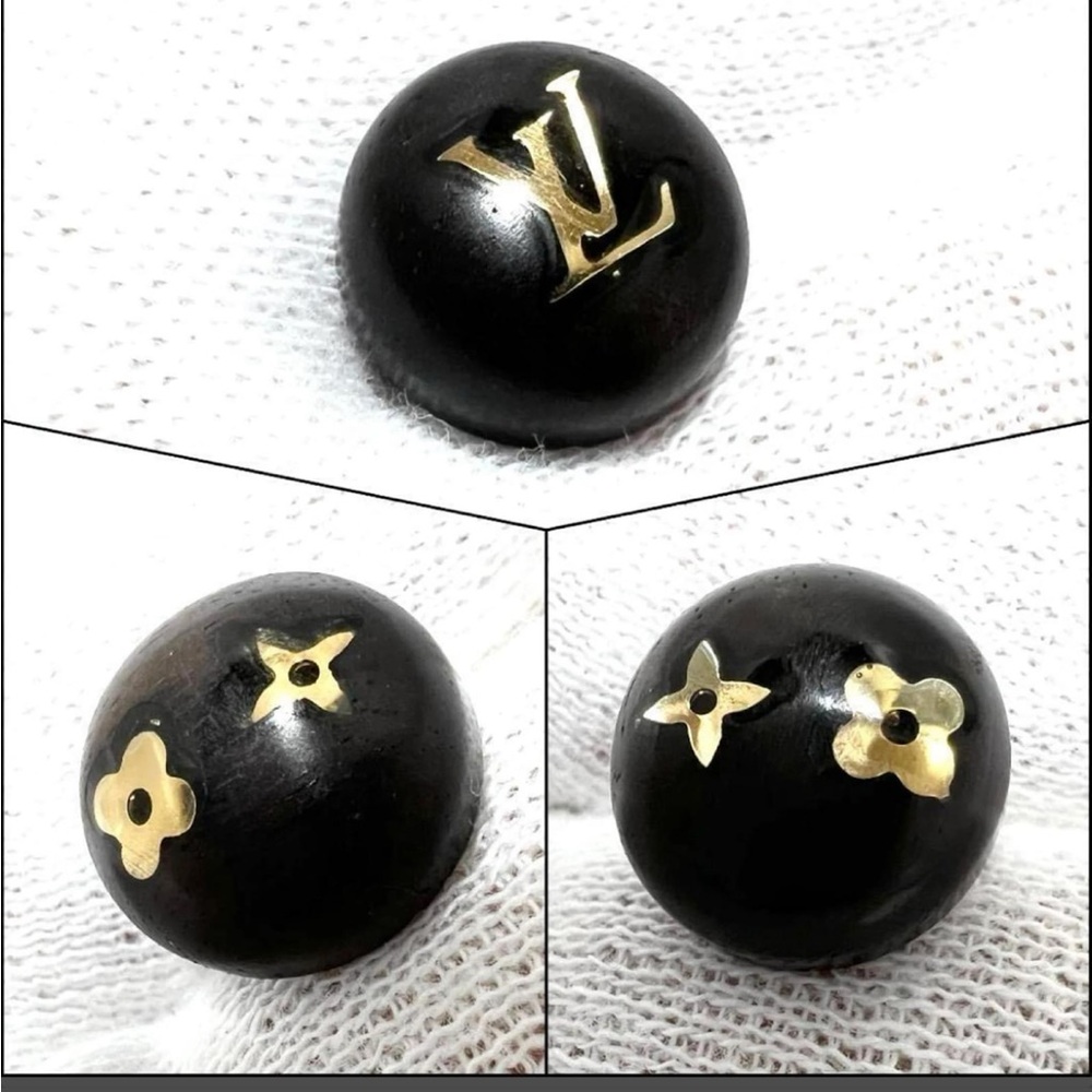 Louis Vuitton Boucle de Reuil Puce Sylvania Earrings Dark brown - Picture 9 of 12